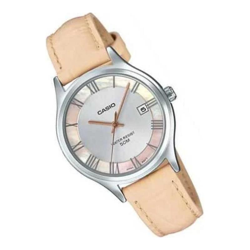 CASIO STANDARD series 50 meters waterproof Quartz leather strap women s watch silver dial LTP-E142L-7A2 срібний
CASIO STANDARD series 50 meters waterproof Quartz leather strap women s watch silver dial LTP-E142L-7A2 срібний