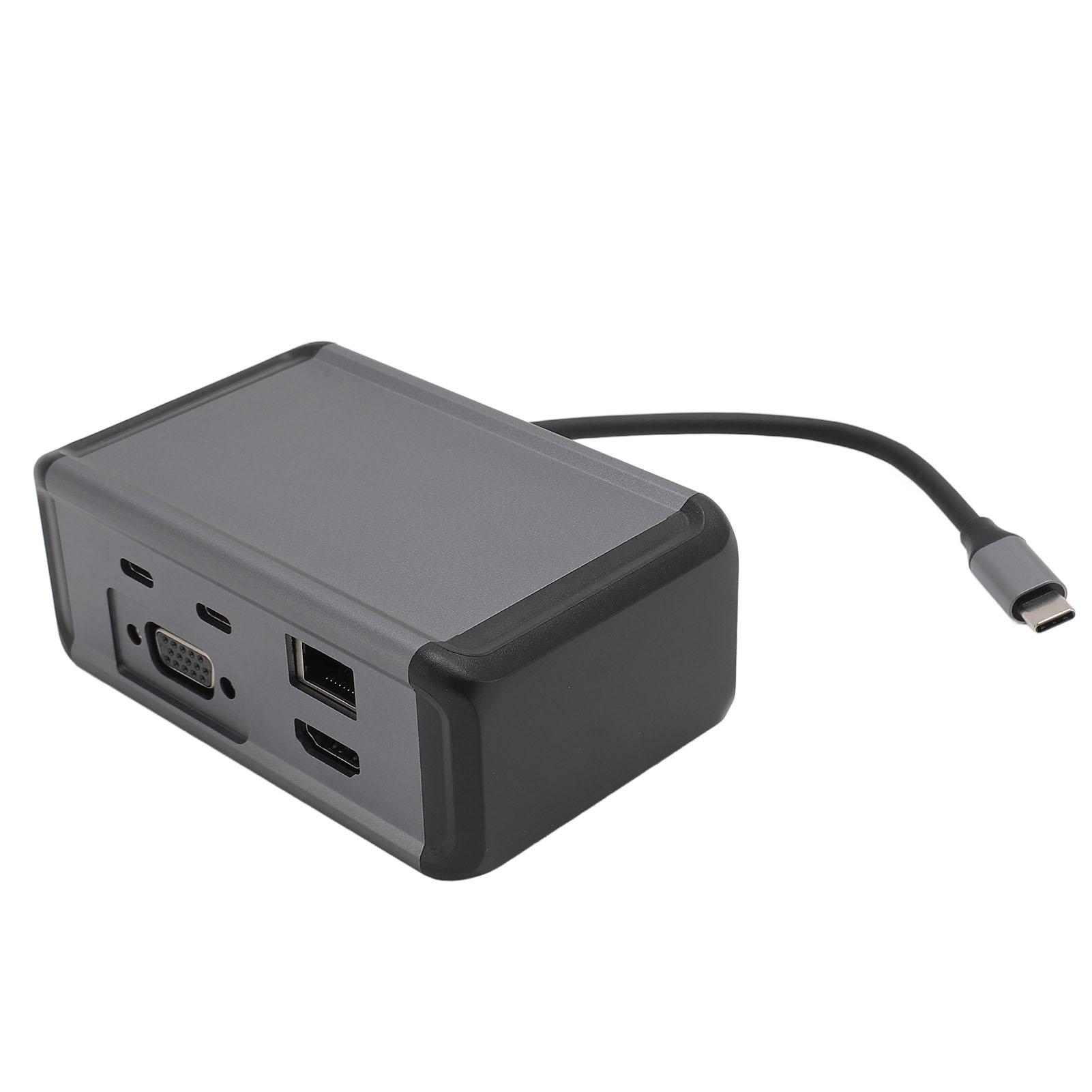 12 в 1 USB C Hub алюминиевый сплав VGA PD RJ45 USB3.0 Type C док-станция для ноутбука
12 в 1 USB C Hub алюминиевый сплав VGA PD RJ45 USB3.0 Type C док-станция для ноутбука