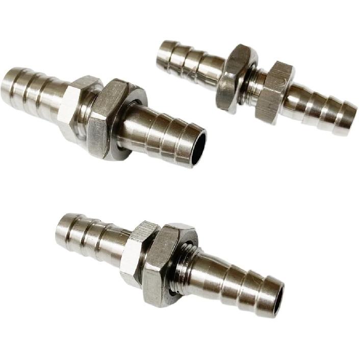 1Pc Hose Barb 3/4/6/8/10/12/14/16/20mm OD 304 Stainless Steel Bulkhead Equal Pipe Fitting Connector (Color : 1pc, Size : 3mm) 3mm
1Pc Hose Barb 3/4/6/8/10/12/14/16/20mm OD 304 Stainless Steel Bulkhead Equal Pipe Fitting Connector (Color : 1pc, Size : 3mm) 3mm