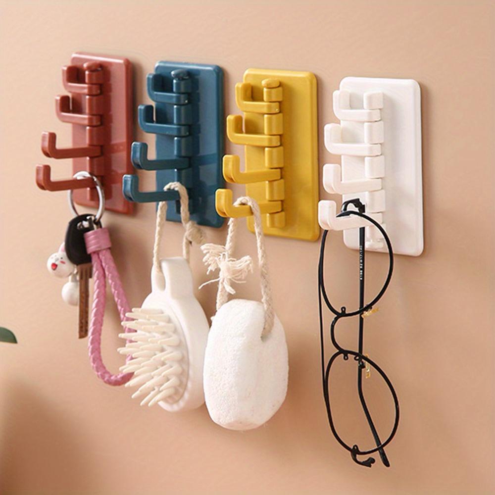 4pcs Modern Self-Stick Wall Organizer, Plastic Storage Unit with Hooks for Kitchen Bathroom Accessories
4pcs Modern Self-Stick Wall Organizer, Plastic Storage Unit with Hooks for Kitchen Bathroom Accessories