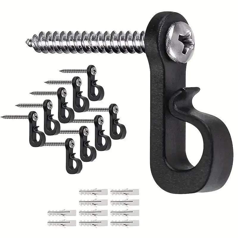 10Pcs Light Safety Hooks, Hanging Plants, Potted Wind Chimes, Keychains, Screw-in, Indoor And Outdoor чорний
10Pcs Light Safety Hooks, Hanging Plants, Potted Wind Chimes, Keychains, Screw-in, Indoor And Outdoor чорний