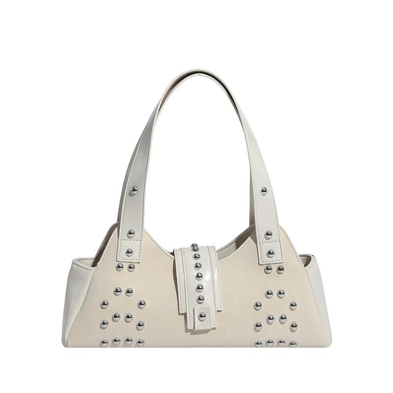 Сумка класса люкс, Маленькая сумочка, Нишевый дизайнерский сенс, Сумка под мышкой, Функциональная сумка-багет с заклепками белый
Сумка класса люкс, Маленькая сумочка, Нишевый дизайнерский сенс, Сумка под мышкой, Функциональная сумка-багет с заклепками белый