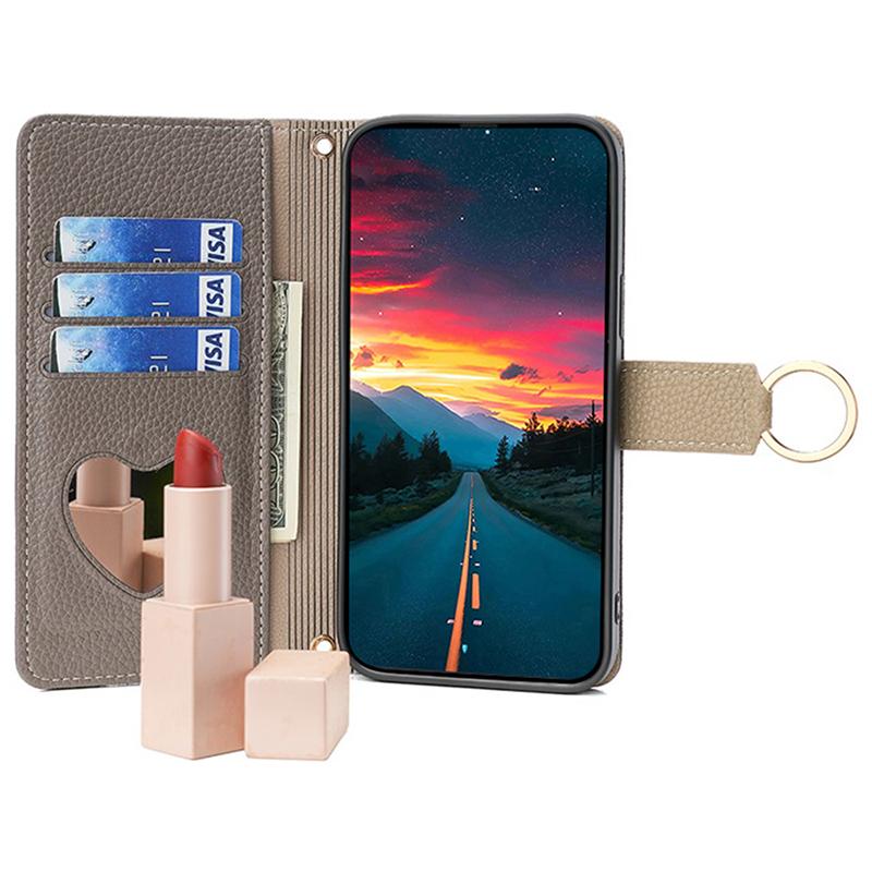 For Xiaomi Civi 4 Pro 5G/14 Civi 5G Leather Case Zipper Wallet Stand Phone Cover with Mirror Function Grey
For Xiaomi Civi 4 Pro 5G/14 Civi 5G Leather Case Zipper Wallet Stand Phone Cover with Mirror Function Grey