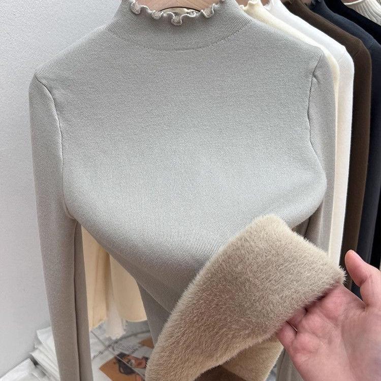 Women s Fleece-Lined Winter Knit Sweater with Beaded High-Neck Design S (recommended for 80-95 jin)
Women s Fleece-Lined Winter Knit Sweater with Beaded High-Neck Design S (recommended for 80-95 jin)
