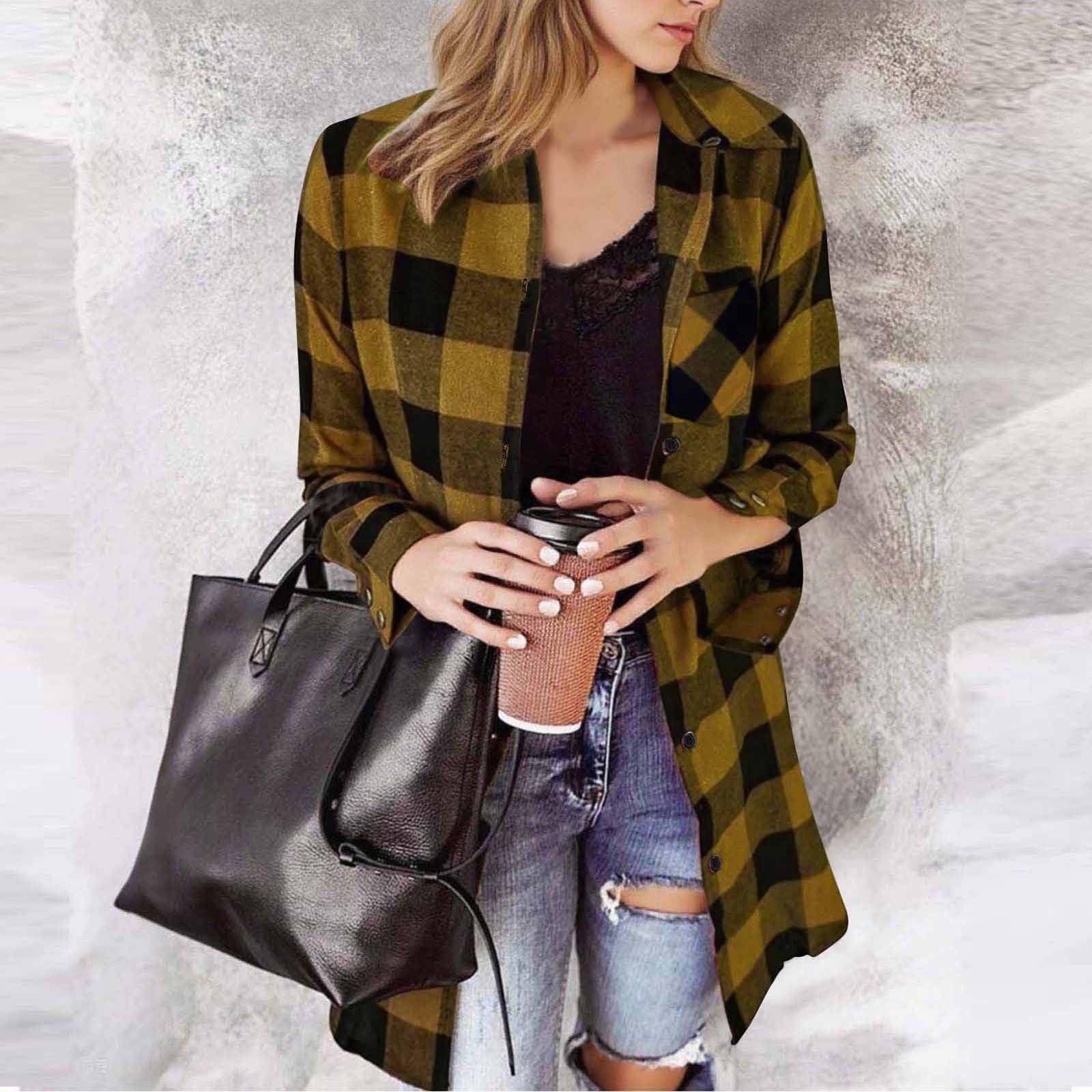 Women s Casual Long Sleeve Plaid Shirt Loose Fit Top XL
Women s Casual Long Sleeve Plaid Shirt Loose Fit Top XL