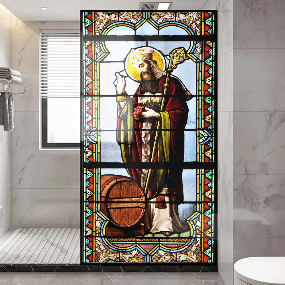 Church Stained Glass Decals Window Film Privacy Heat Insulation and Anti UV Blocking Static Cling Window Sticker for Home J25 (as the picture,40x100cm WxH)
Church Stained Glass Decals Window Film Privacy Heat Insulation and Anti UV Blocking Static Cling Window Sticker for Home J25 (as the picture,40x100cm WxH)