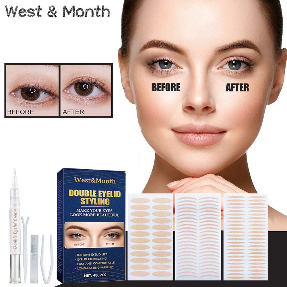 Big Eyes 480pcs Eyelid Sticker Double Eyelid Paste Eyelid Tape With Fork Rods And Tweezers
Big Eyes 480pcs Eyelid Sticker Double Eyelid Paste Eyelid Tape With Fork Rods And Tweezers