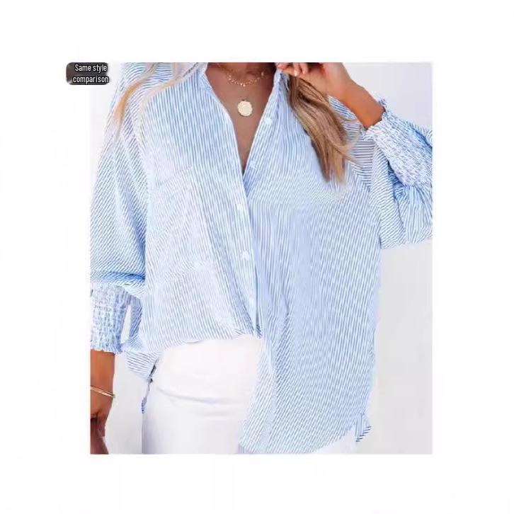 Европейский и американский полосатый кардиган большого размера с длинным рукавом 3XL розовый
Европейский и американский полосатый кардиган большого размера с длинным рукавом 3XL розовый