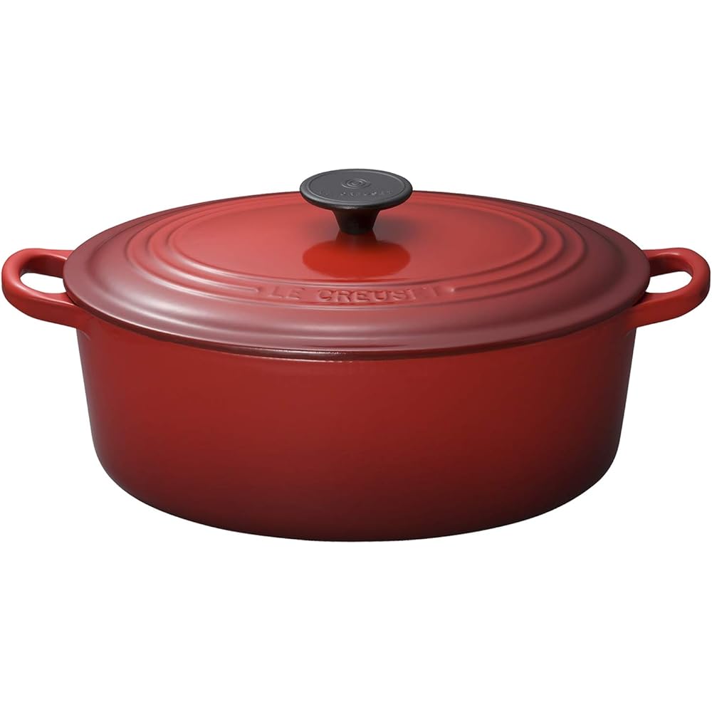 Le Creuset Oval Cocotte 27cm Cherry Red Cast Iron Enamel Pot Gas IH Oven Compatible
Le Creuset Oval Cocotte 27cm Cherry Red Cast Iron Enamel Pot Gas IH Oven Compatible