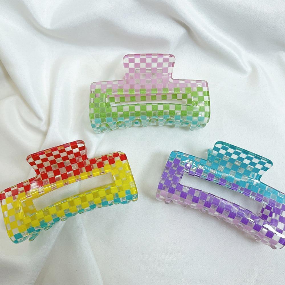 Hair Accessories Grid Makeup Styling Tools Hair Claws Shark Clip Large Hairpins Color Plaid Hairpin E
Hair Accessories Grid Makeup Styling Tools Hair Claws Shark Clip Large Hairpins Color Plaid Hairpin E
