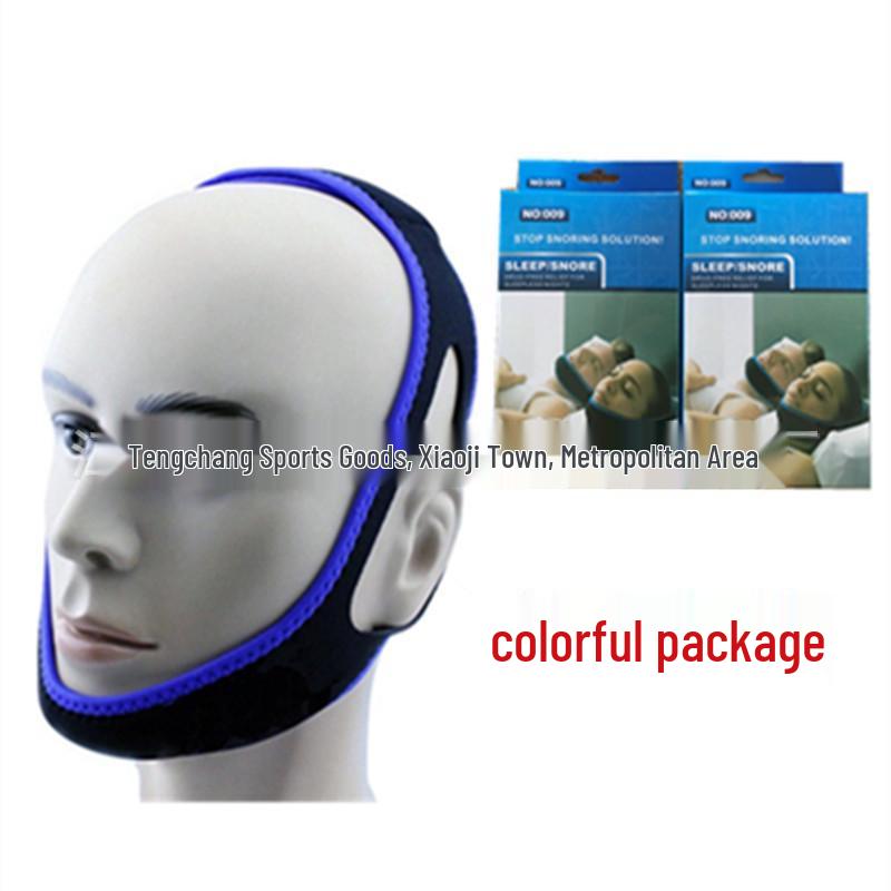 Anti-Snoring Headband with Jaw Support Strap Blue Edge
Anti-Snoring Headband with Jaw Support Strap Blue Edge