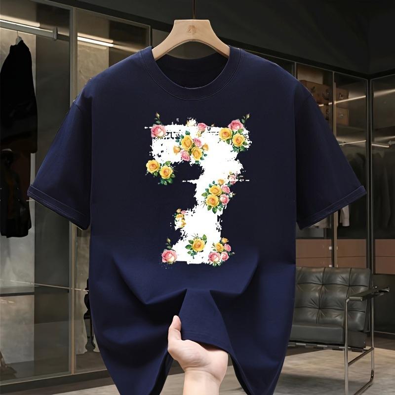 Fun Flower 7Pattern Printed Four Seasons Mens and Womens Tshirts Short Sleeves Loose and Comfortable 4XL
Fun Flower 7Pattern Printed Four Seasons Mens and Womens Tshirts Short Sleeves Loose and Comfortable 4XL