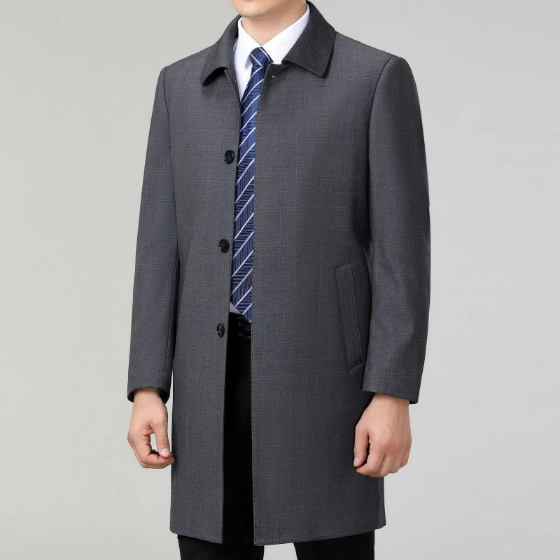 Весенне-осенняя шерстяная ветровка средней длины для мужчин среднего возраста, повседневное шерстяное пальто с длинными лацканами для мужчин среднего возраста и пожилых людей, пальто для папы 200
Весенне-осенняя шерстяная ветровка средней длины для мужчин среднего возраста, повседневное шерстяное пальто с длинными лацканами для мужчин среднего возраста и пожилых людей, пальто для папы 200