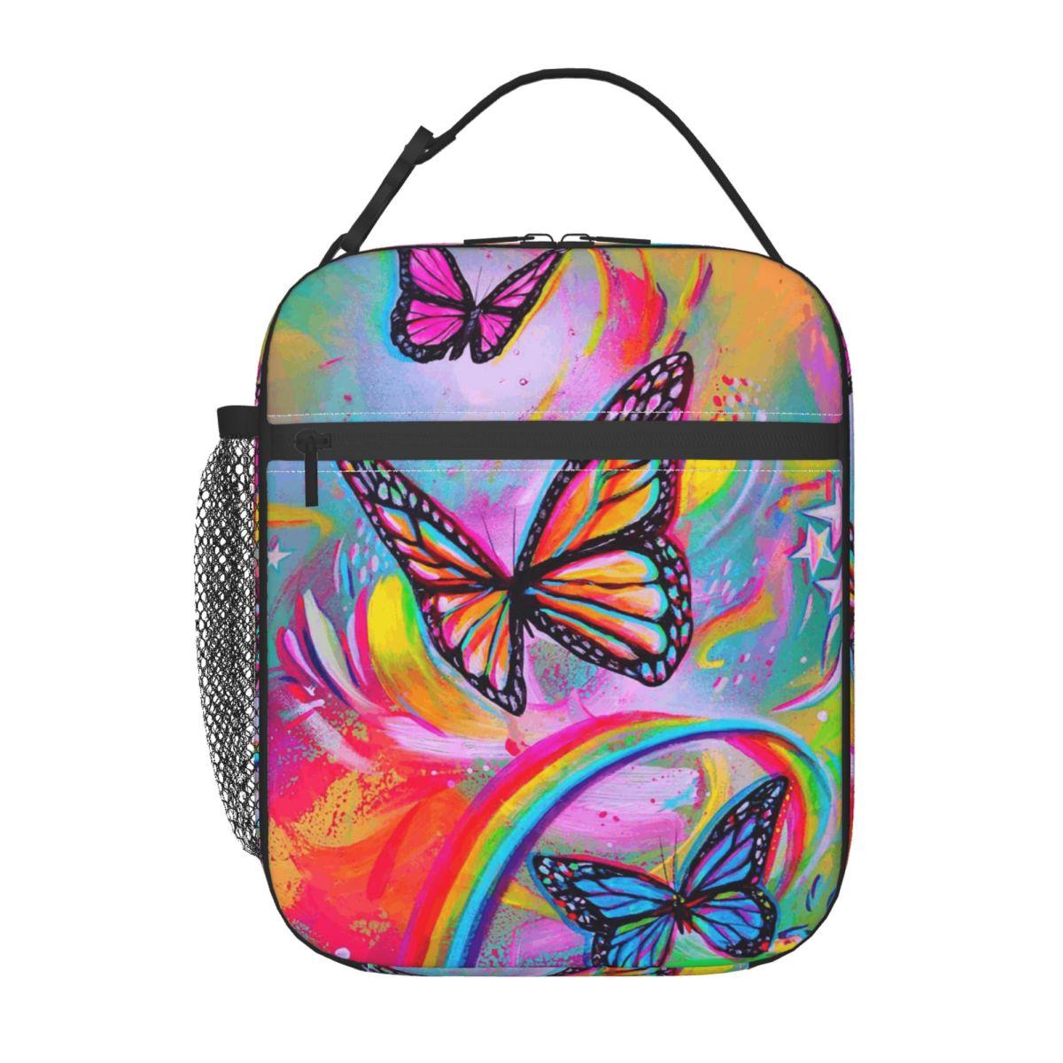 Vibrant Graffiti Butterfly Design Insulated Lunch Bag for Women Kids Leakproof Food Boxes Thermal Lunch Box Tote One Size
Vibrant Graffiti Butterfly Design Insulated Lunch Bag for Women Kids Leakproof Food Boxes Thermal Lunch Box Tote One Size