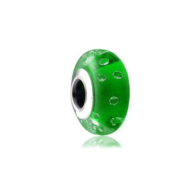 Модні скляні намистини з стерлінгового срібла S925, блискучі бульбашки блакитного кольору, блискучі аксесуари зі скляного бісеру
Модні скляні намистини з стерлінгового срібла S925, блискучі бульбашки блакитного кольору, блискучі аксесуари зі скляного бісеру