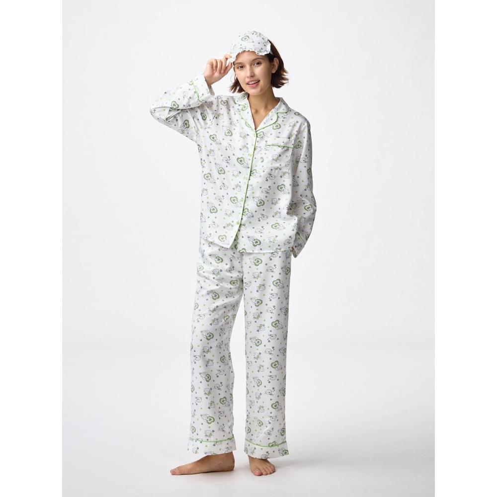 Пижама из сатина Gu от Uniqlo Длинный рукав Длинные брюки Суперкрошки 50 LIGHT GREEN/3XL
Пижама из сатина Gu от Uniqlo Длинный рукав Длинные брюки Суперкрошки 50 LIGHT GREEN/3XL