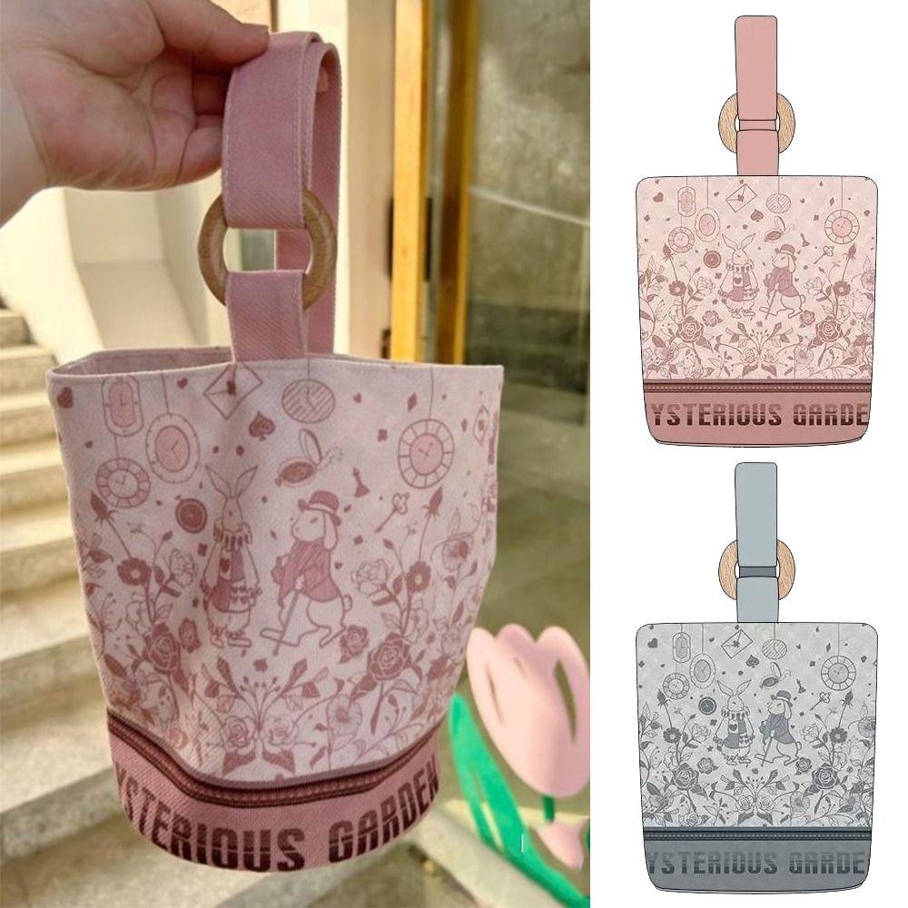 Korean Style Retro Rabbit Bucket Bag Large Capacity Mummy Bag Sweet Canvas Handbag Travel рожевий
Korean Style Retro Rabbit Bucket Bag Large Capacity Mummy Bag Sweet Canvas Handbag Travel рожевий