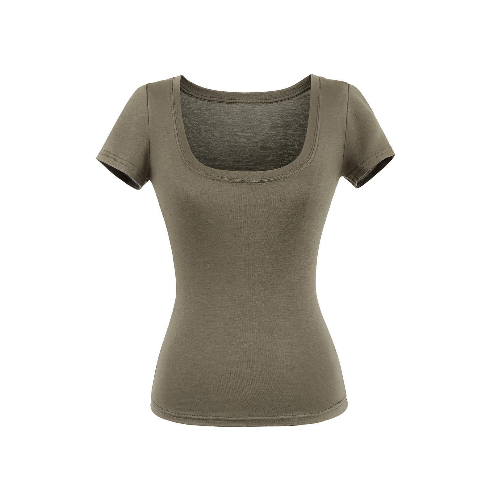 Women s Slim-Fit U-Neck Short-Sleeve T-Shirt 2025 Style Small зеленые хаки
Women s Slim-Fit U-Neck Short-Sleeve T-Shirt 2025 Style Small зеленые хаки