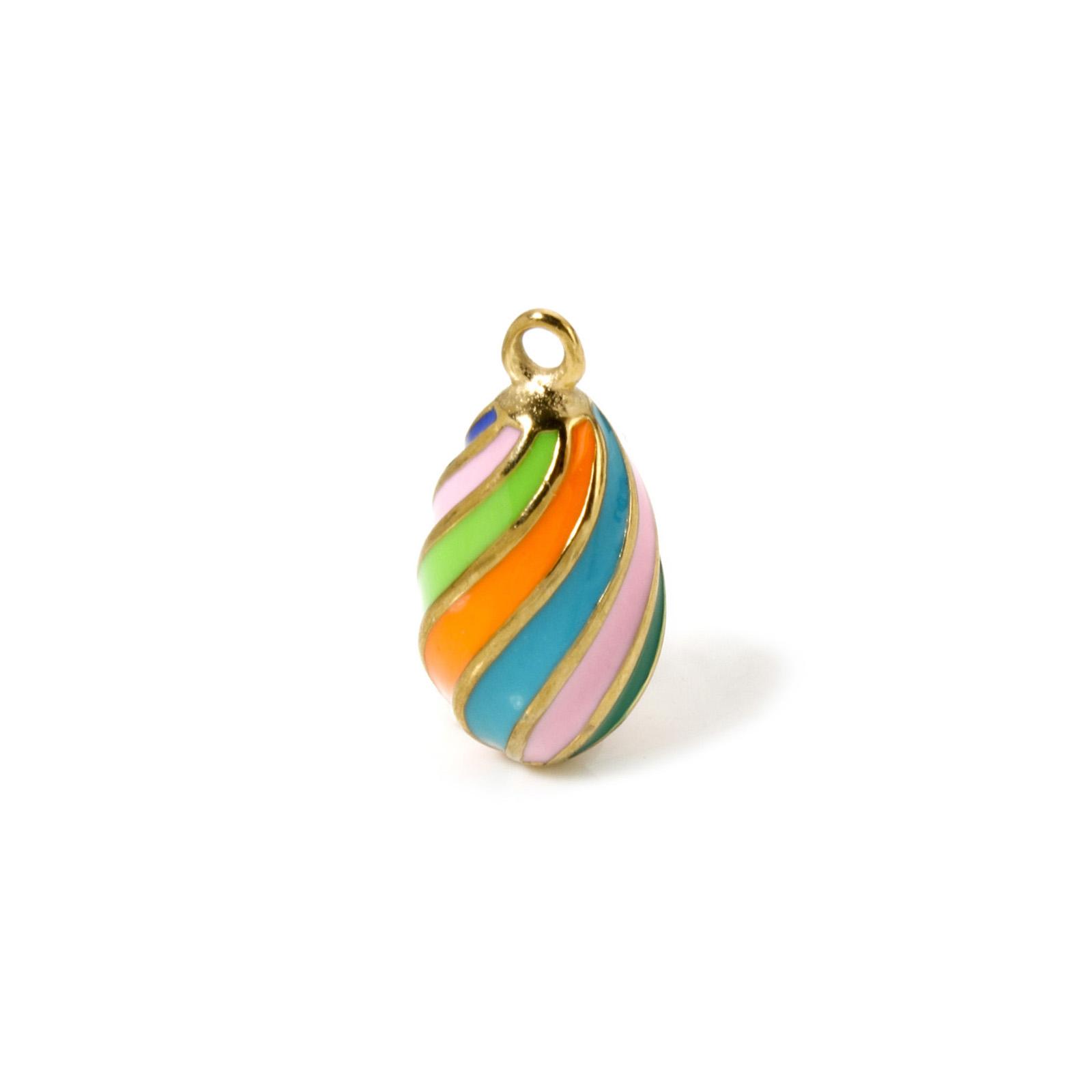 1 Piece Easter Egg Charms 304 Stainless Steel 14K Real Gold Plated Drop Spiral Pendant Necklace DIY Making 20mm x 10mm
1 Piece Easter Egg Charms 304 Stainless Steel 14K Real Gold Plated Drop Spiral Pendant Necklace DIY Making 20mm x 10mm