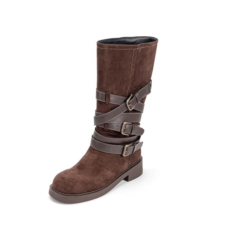 Новые ретро замшевые ботинки с пряжкой-рыцарем, женские ботинки на толстой подошве в стиле вестерн, ковбойские ботинки, высокие ботинки в стиле пустоши для женщин 40 коричневый
Новые ретро замшевые ботинки с пряжкой-рыцарем, женские ботинки на толстой подошве в стиле вестерн, ковбойские ботинки, высокие ботинки в стиле пустоши для женщин 40 коричневый