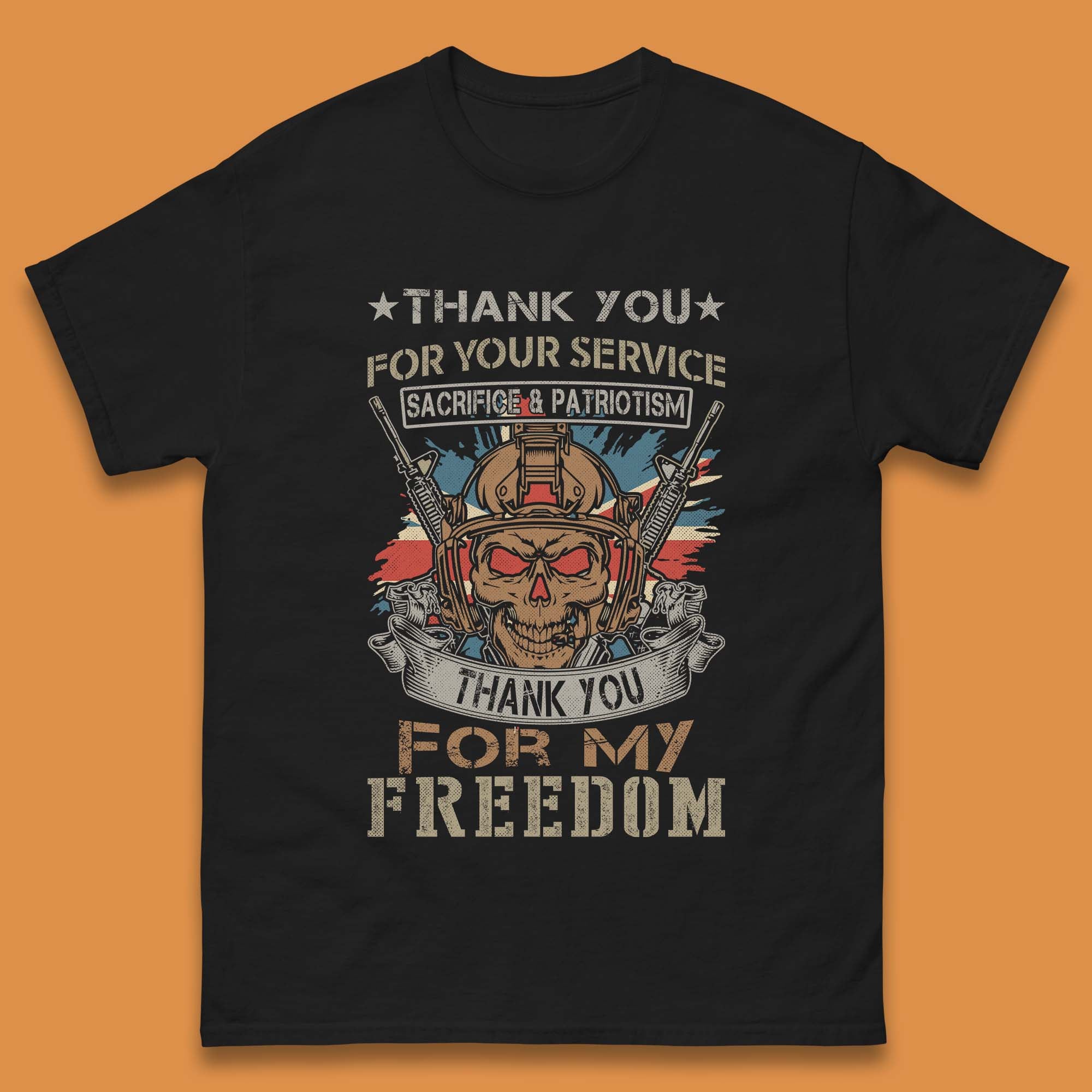 Thank You For My Freedom Mens T-Shirt Womens Tops Tees 2XL
Thank You For My Freedom Mens T-Shirt Womens Tops Tees 2XL