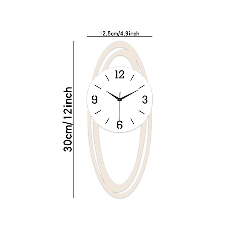 Oval modern minimalist wall clock with modern art style suitable for home and office coffee shop decoration бежевий
Oval modern minimalist wall clock with modern art style suitable for home and office coffee shop decoration бежевий
