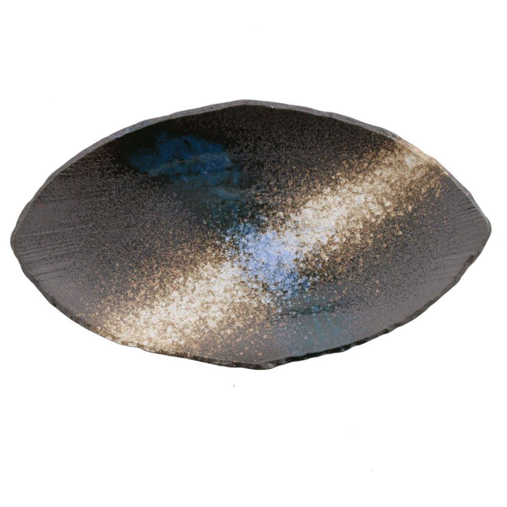 Tableware East Japanese Tableware Long Deformed Diamond Black Plate, Shape, Sea, ks-011
Tableware East Japanese Tableware Long Deformed Diamond Black Plate, Shape, Sea, ks-011