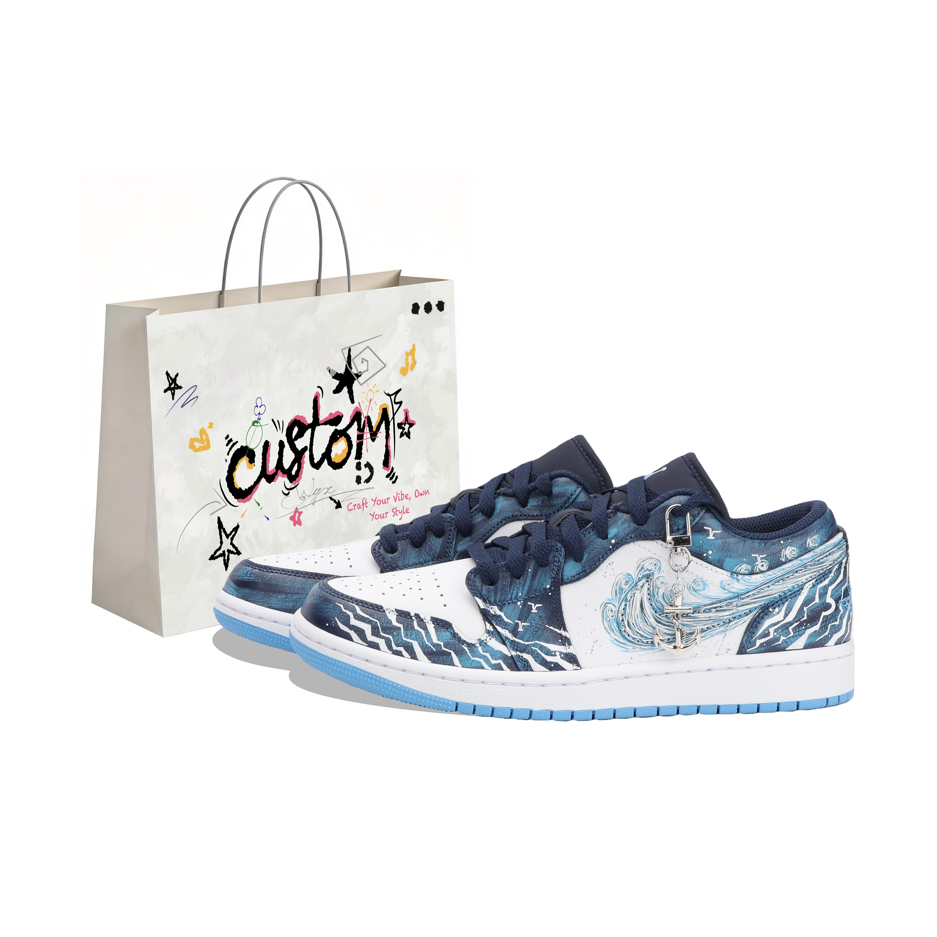 Jordan Air Jordan 1 Cushioning Slip Resistant Abrasion Resistant Low top Vintage Basketball Shoes Unisex Blue White 553558-404(Team724-) 44.5
Jordan Air Jordan 1 Cushioning Slip Resistant Abrasion Resistant Low top Vintage Basketball Shoes Unisex Blue White 553558-404(Team724-) 44.5