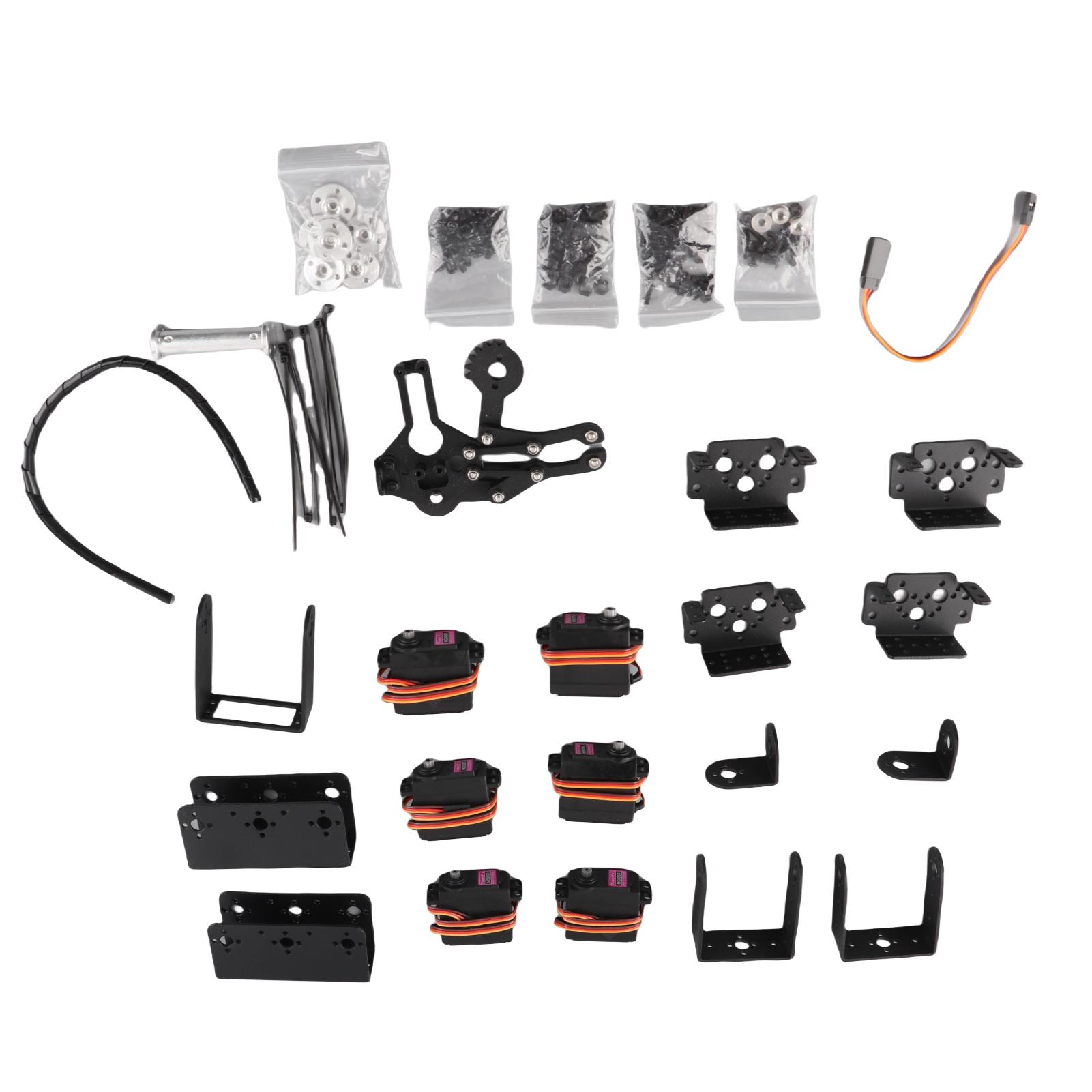 6DOF Robot Mechanical Arm Clamp Claw Kit DOF Manipulator Industrial Robot Parts білий
6DOF Robot Mechanical Arm Clamp Claw Kit DOF Manipulator Industrial Robot Parts білий
