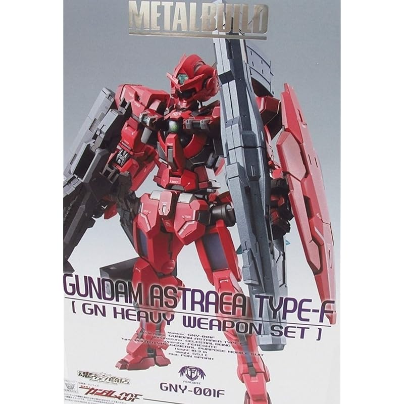 METAL BUILD gundam astrea TYPE-F (GN HEAVY WEAPON SET Mobile Suit Gundam 00F GNY-001F) bandai
METAL BUILD gundam astrea TYPE-F (GN HEAVY WEAPON SET Mobile Suit Gundam 00F GNY-001F) bandai