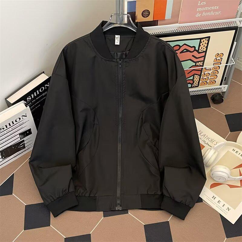 2024 Men s Trendy Retro Loose Solid Color Baseball Jacket for Spring & Autumn XL чорний
2024 Men s Trendy Retro Loose Solid Color Baseball Jacket for Spring & Autumn XL чорний