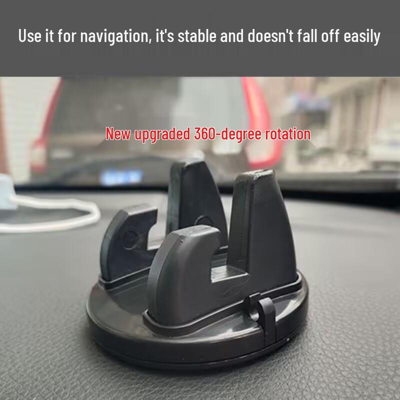 Multi-Functional Dashboard Phone Holder & Vehicle Navigation Mount with Anti-Slip, Shock Absorption, and Center Console Storage.
Multi-Functional Dashboard Phone Holder & Vehicle Navigation Mount with Anti-Slip, Shock Absorption, and Center Console Storage.