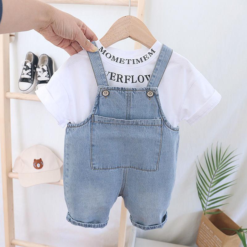 Children Overalls Denim Jumpsuits Elastic Casual Toddler Pants Boy Girl Fashion Summer Kids 80cm білий
Children Overalls Denim Jumpsuits Elastic Casual Toddler Pants Boy Girl Fashion Summer Kids 80cm білий