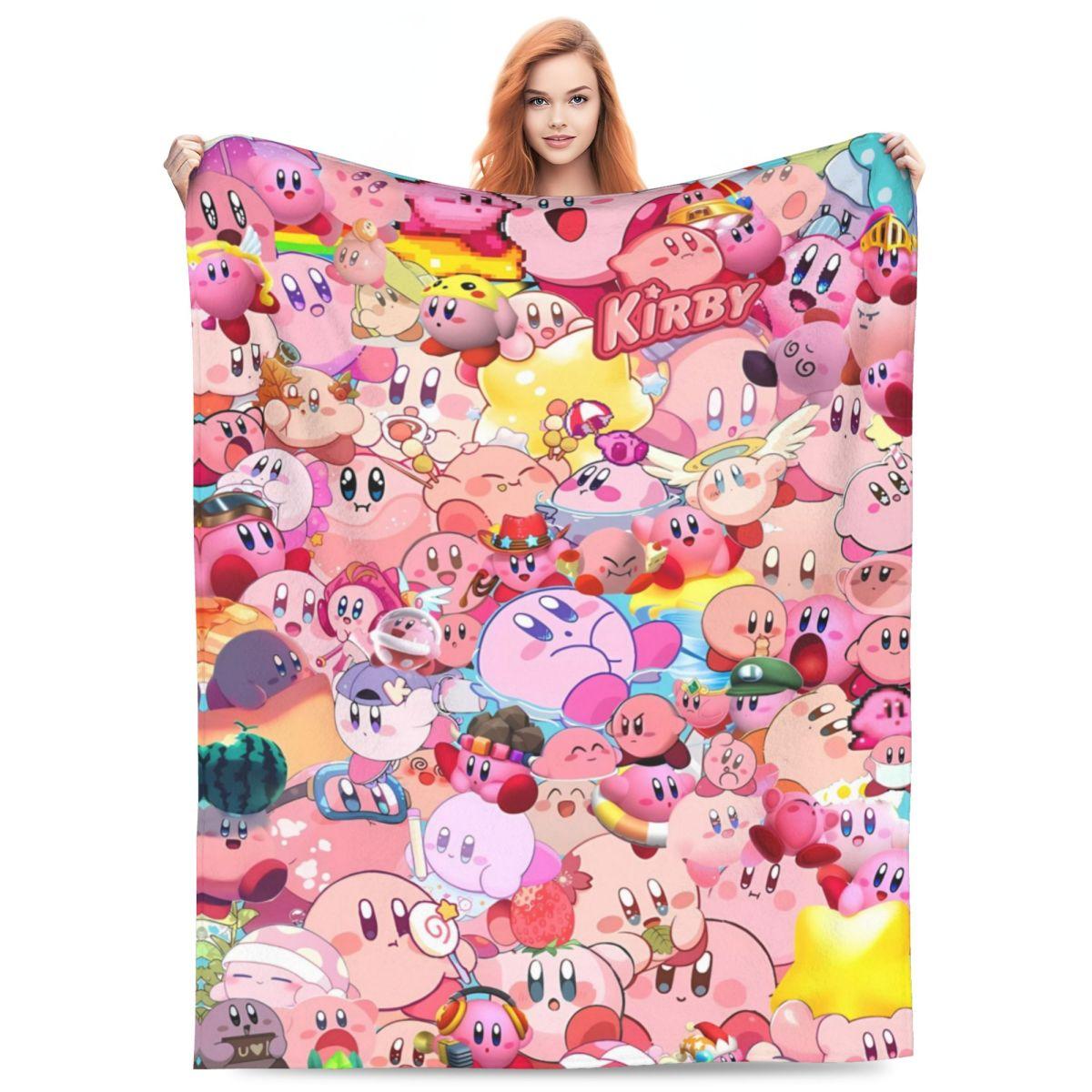 Warm Soft Blankets Airplane Travel Kirby Stars Collages Throw Blanket Flannel Bedspread For Couch Bed Comfortable Sofa Bed Cover 75x90cm
Warm Soft Blankets Airplane Travel Kirby Stars Collages Throw Blanket Flannel Bedspread For Couch Bed Comfortable Sofa Bed Cover 75x90cm