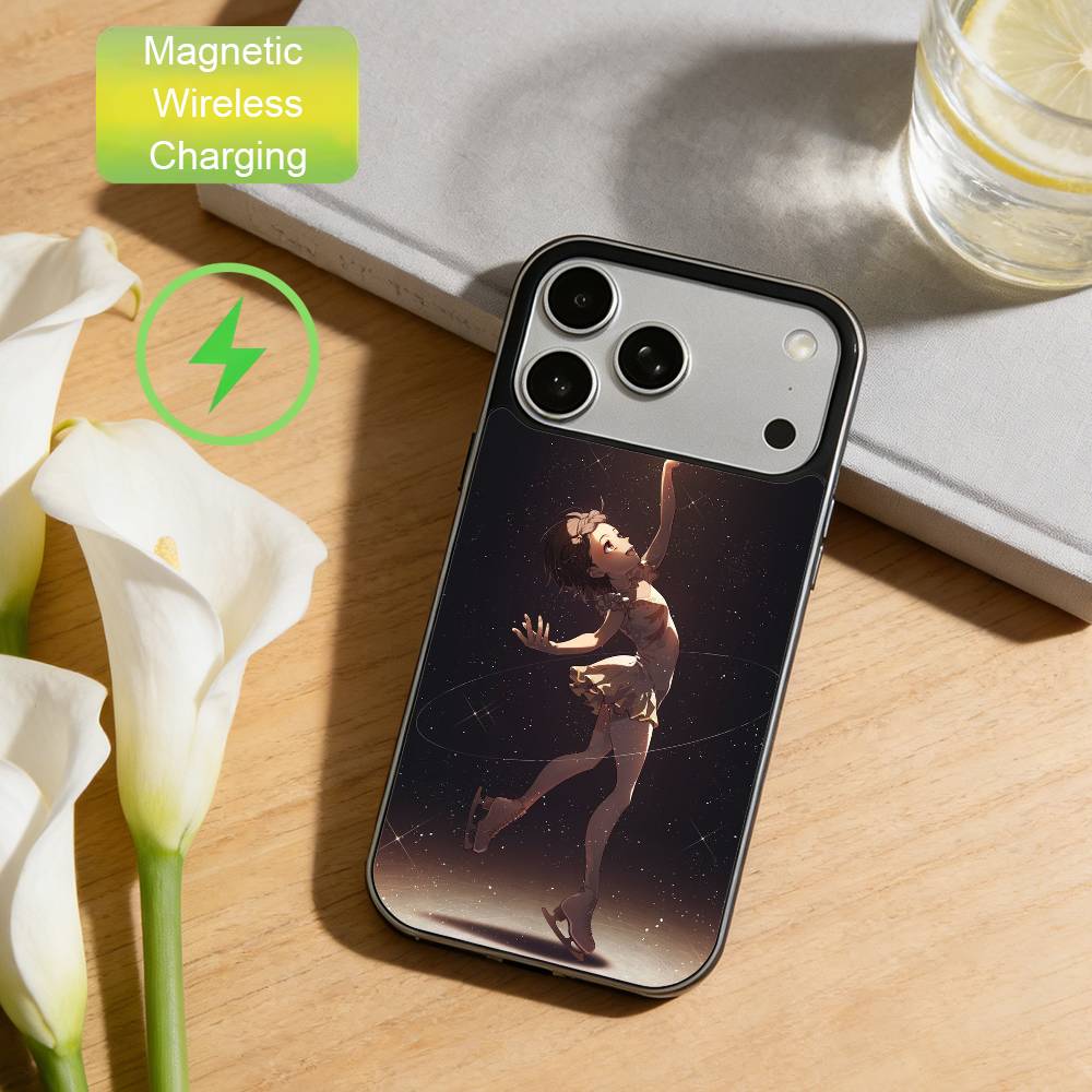 Flower Skating Anime Phone Case For iPhone17,16,15,14,13,12,11 Max Black Wireless Charging Protecitve Cover iPhone15Plus
Flower Skating Anime Phone Case For iPhone17,16,15,14,13,12,11 Max Black Wireless Charging Protecitve Cover iPhone15Plus