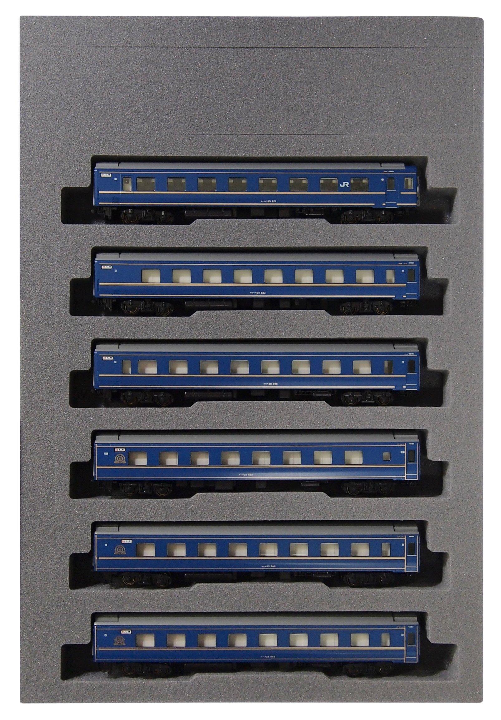 Спальный экспресс KATO N-колеи 24 серии Hokutosei DX, дополнительный набор из 6 вагонов, модель пассажирского вагона 10-832
Спальный экспресс KATO N-колеи 24 серии Hokutosei DX, дополнительный набор из 6 вагонов, модель пассажирского вагона 10-832