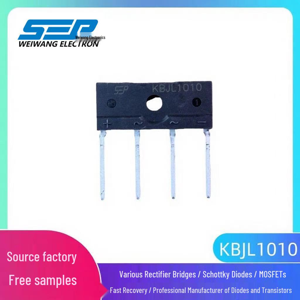 SEP KBJL1010 Three-Phase Bridge Rectifier - 10A, 1000V
SEP KBJL1010 Three-Phase Bridge Rectifier - 10A, 1000V