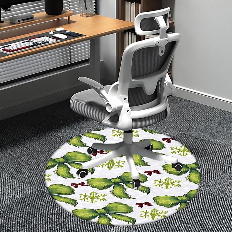 Christmas Decorations,Winter Snowflakes Chair mat Round Rug Office carpet, Machine Washable, Non slip, Suitable for Living Rooms, Bedrooms 80cm
Christmas Decorations,Winter Snowflakes Chair mat Round Rug Office carpet, Machine Washable, Non slip, Suitable for Living Rooms, Bedrooms 80cm
