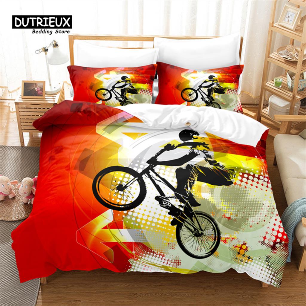 Motorcycle Poster Bedding Set, 3Pcs Duvet Cover Set, Soft Comfortable Breathable Duvet Cover, For Bedroom Guest Room Decor EU single(135x200cm)
Motorcycle Poster Bedding Set, 3Pcs Duvet Cover Set, Soft Comfortable Breathable Duvet Cover, For Bedroom Guest Room Decor EU single(135x200cm)