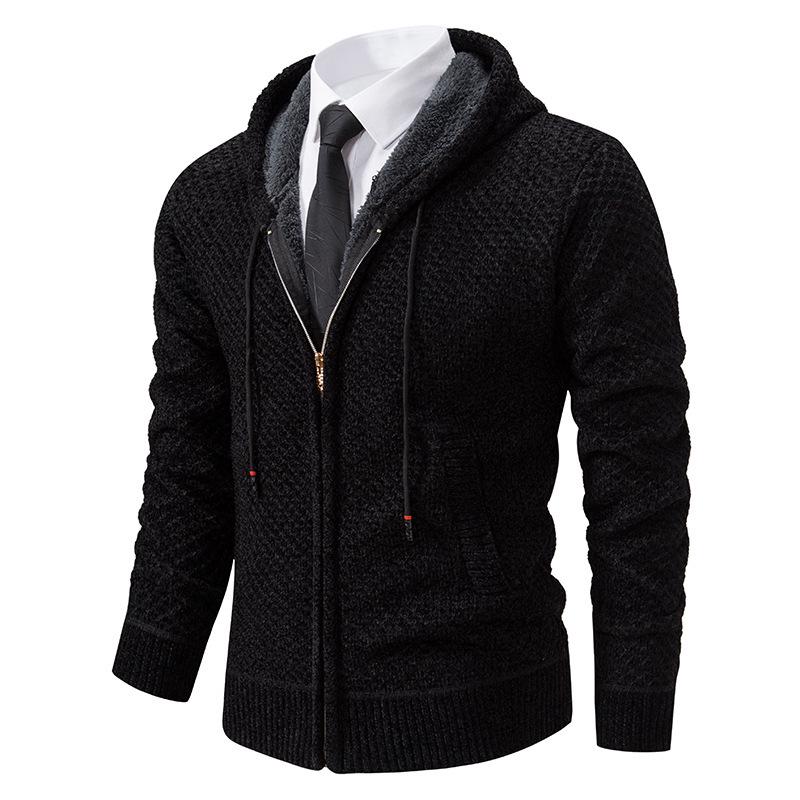 Men s Autumn/Winter Hooded Knit Cardigan - Solid Color, Casual Slim Fit Sweater XL
Men s Autumn/Winter Hooded Knit Cardigan - Solid Color, Casual Slim Fit Sweater XL