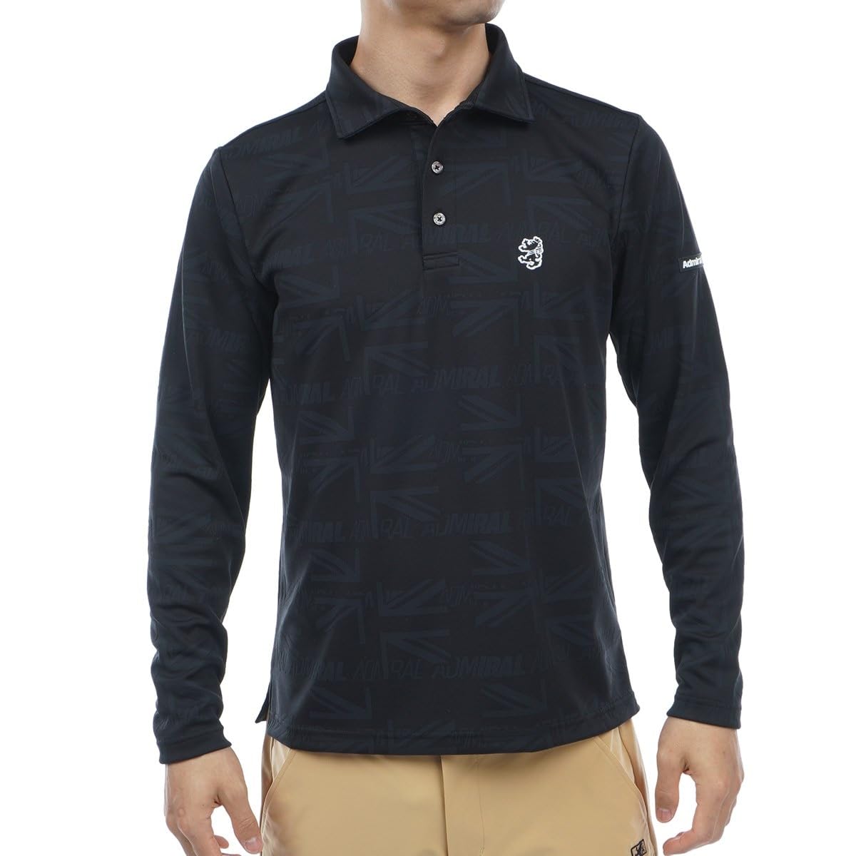 Admiral Golf Классическая жаккардовая рубашка с длинным рукавом с логотипом Union Jack ADMA364 10BLK Мужская
Admiral Golf Классическая жаккардовая рубашка с длинным рукавом с логотипом Union Jack ADMA364 10BLK Мужская