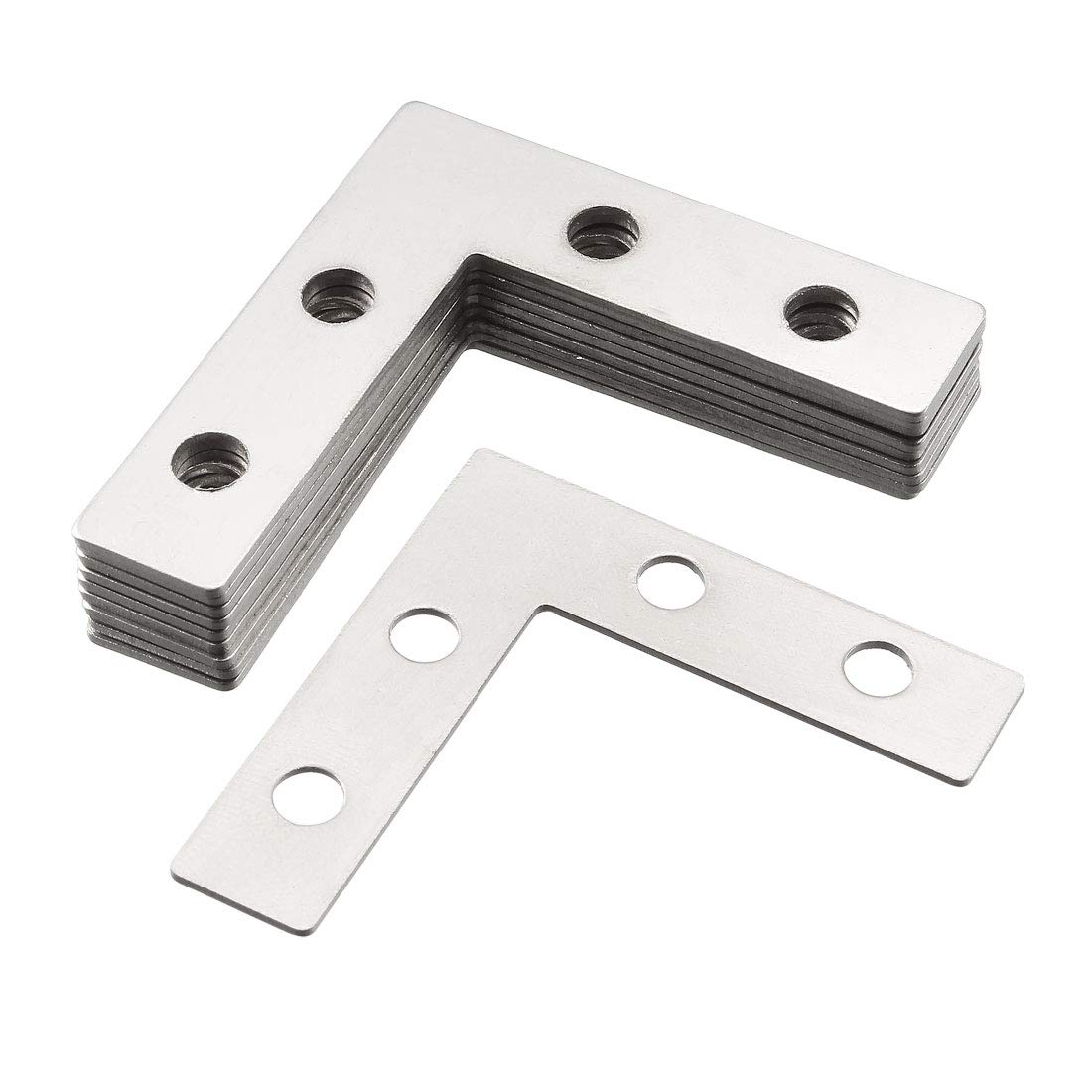 uxcell Flat Angle Bracket Plate L-Shaped Repair Brace 1.5 x 1.5 inches (38 x 38 mm), Silver Tone 10 Pcs
uxcell Flat Angle Bracket Plate L-Shaped Repair Brace 1.5 x 1.5 inches (38 x 38 mm), Silver Tone 10 Pcs