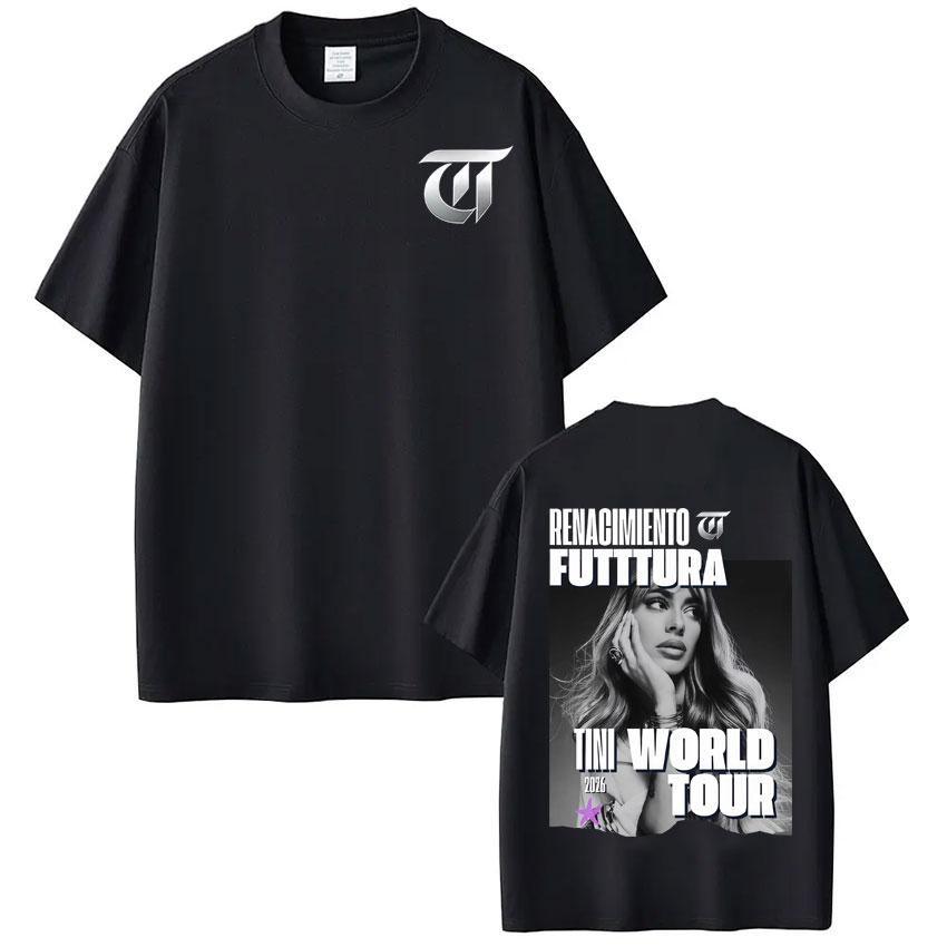 Singer TINI STOESSEL Futtura Album 2026 Tour Tees Men Women Vintage Tshirt Cotton Oversized Tshirts Streetwear Fan Gifts Tops 3XL
Singer TINI STOESSEL Futtura Album 2026 Tour Tees Men Women Vintage Tshirt Cotton Oversized Tshirts Streetwear Fan Gifts Tops 3XL