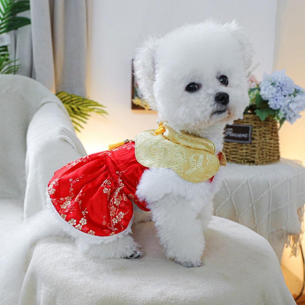 Creative Cat Warm Vest Chinese Style Pet Princess Skirt Pet Tang Clothes Cat Accessories XS
Creative Cat Warm Vest Chinese Style Pet Princess Skirt Pet Tang Clothes Cat Accessories XS