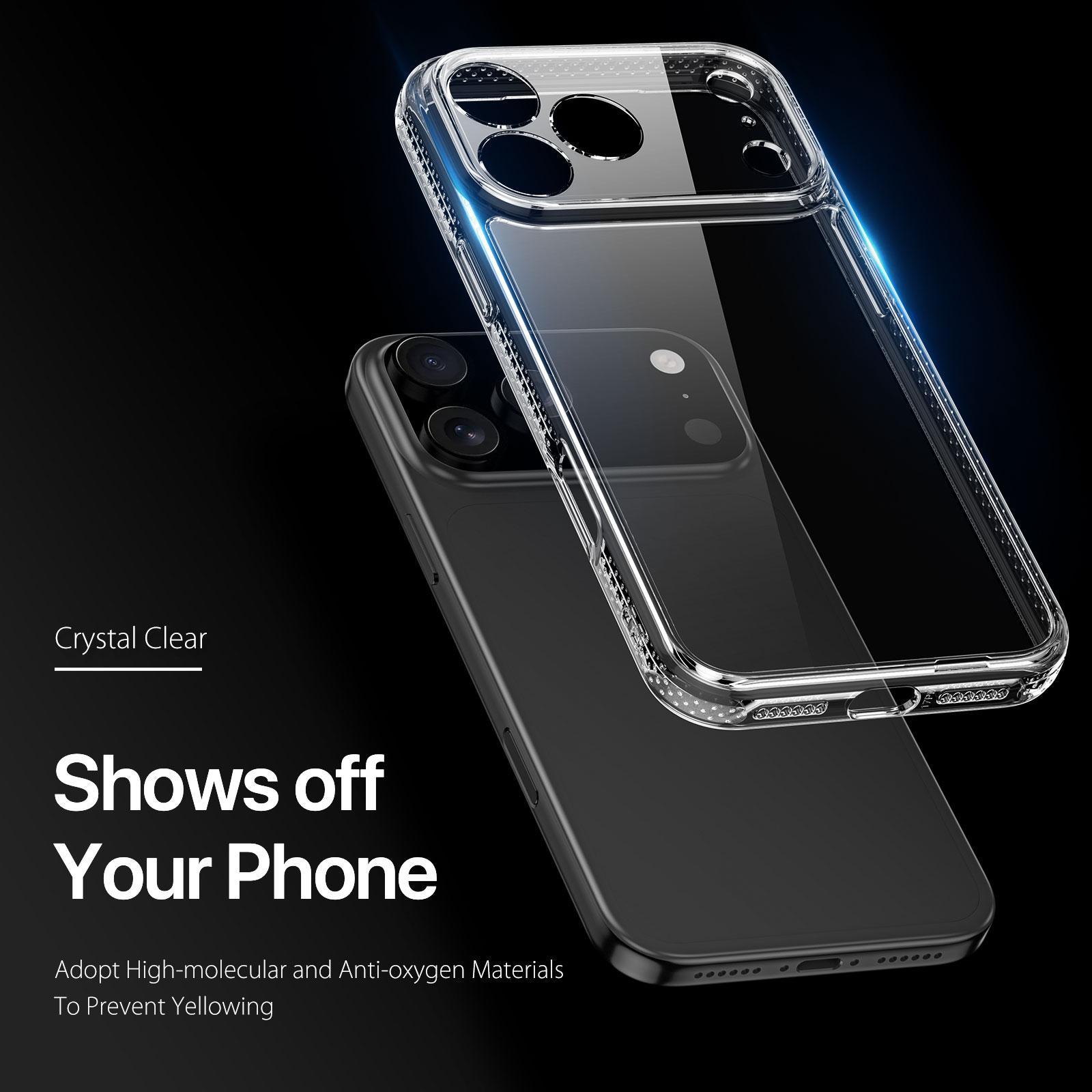 For iPhone 17 Pro Max Clear Phone Case DUX DUCIS Clin Series TPU+PC Anti-drop Back Cover Clear
For iPhone 17 Pro Max Clear Phone Case DUX DUCIS Clin Series TPU+PC Anti-drop Back Cover Clear