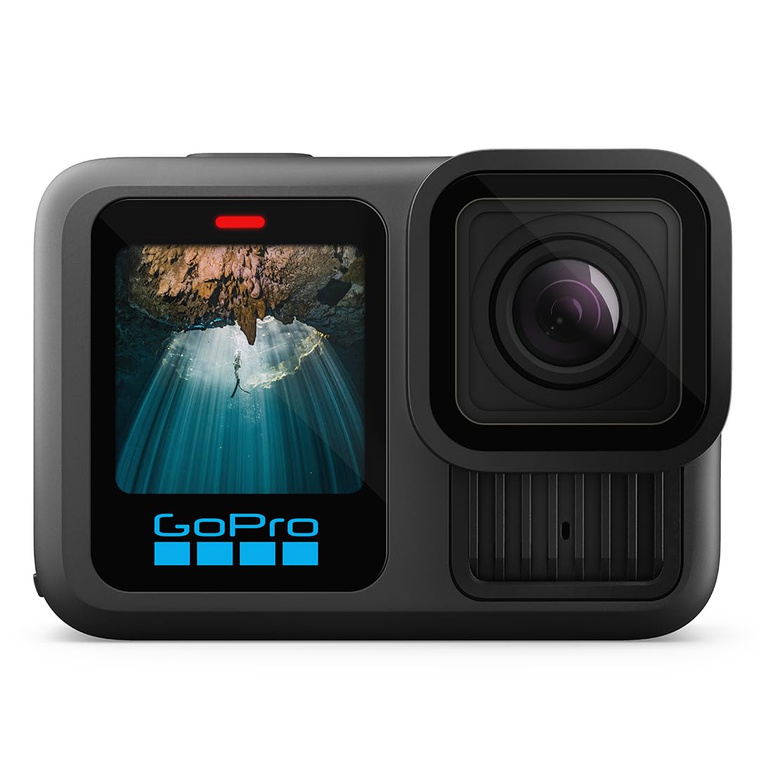 GoPro HERO13 Black Waterproof Action Camera with 27MP Creator Compatible with HB Series Lenses - 5.3K60 Video, Photos, Edition, чорний
GoPro HERO13 Black Waterproof Action Camera with 27MP Creator Compatible with HB Series Lenses - 5.3K60 Video, Photos, Edition, чорний