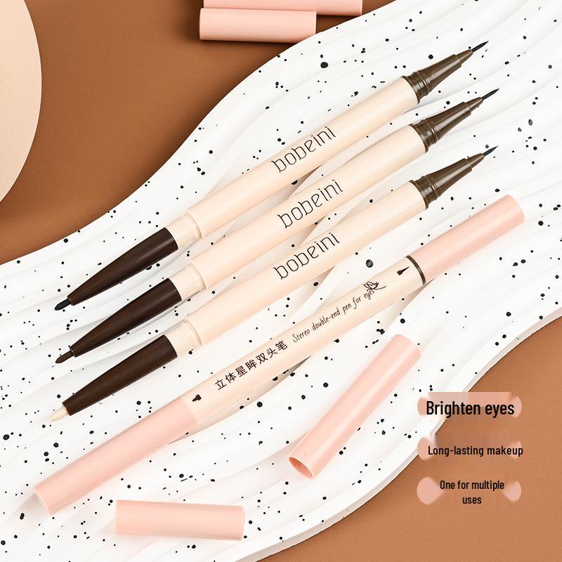 Bobei Ni 3D Starry Eyes Long-lasting Dual-Ended Gel Eyeliner Pen - Silky, Easy Application for Under-eye Bags and More. 1.5g
Bobei Ni 3D Starry Eyes Long-lasting Dual-Ended Gel Eyeliner Pen - Silky, Easy Application for Under-eye Bags and More. 1.5g