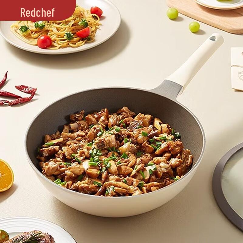 Hong Chu 28cm Titanium Ceramic Non-stick Wok
Hong Chu 28cm Titanium Ceramic Non-stick Wok