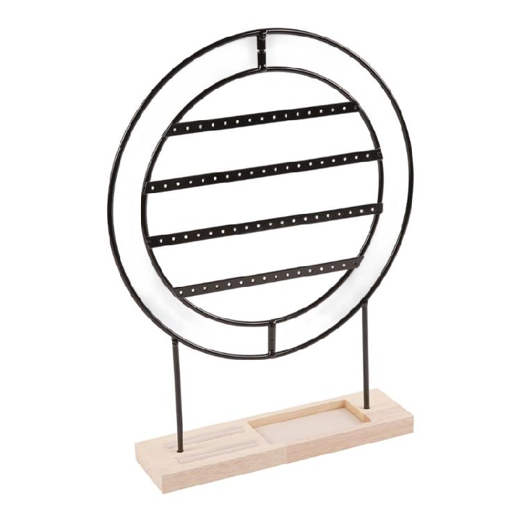 Handcrafted Wooden Metal Jewelry Stand Bucolic Earring Holder Organizers For Ear Studs Hoops Display Perfect Gift For Mother Sister чорний
Handcrafted Wooden Metal Jewelry Stand Bucolic Earring Holder Organizers For Ear Studs Hoops Display Perfect Gift For Mother Sister чорний