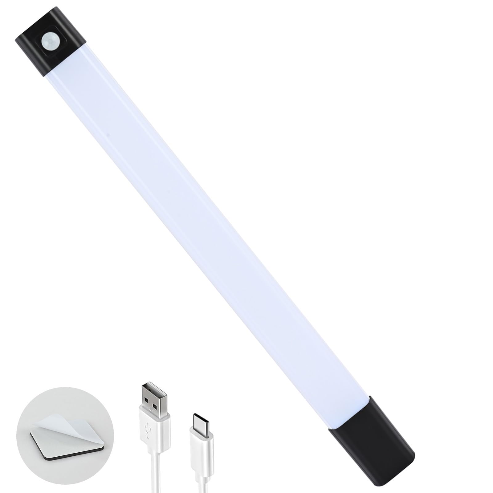 Wataku Jinkan Teacher 30cm x Motion Indoor USB Automatic Stepless 3 Color Night Night Bulb Daylight Daylight Energy For Cabinet Kitchens Light, 1, чорний
Wataku Jinkan Teacher 30cm x Motion Indoor USB Automatic Stepless 3 Color Night Night Bulb Daylight Daylight Energy For Cabinet Kitchens Light, 1, чорний